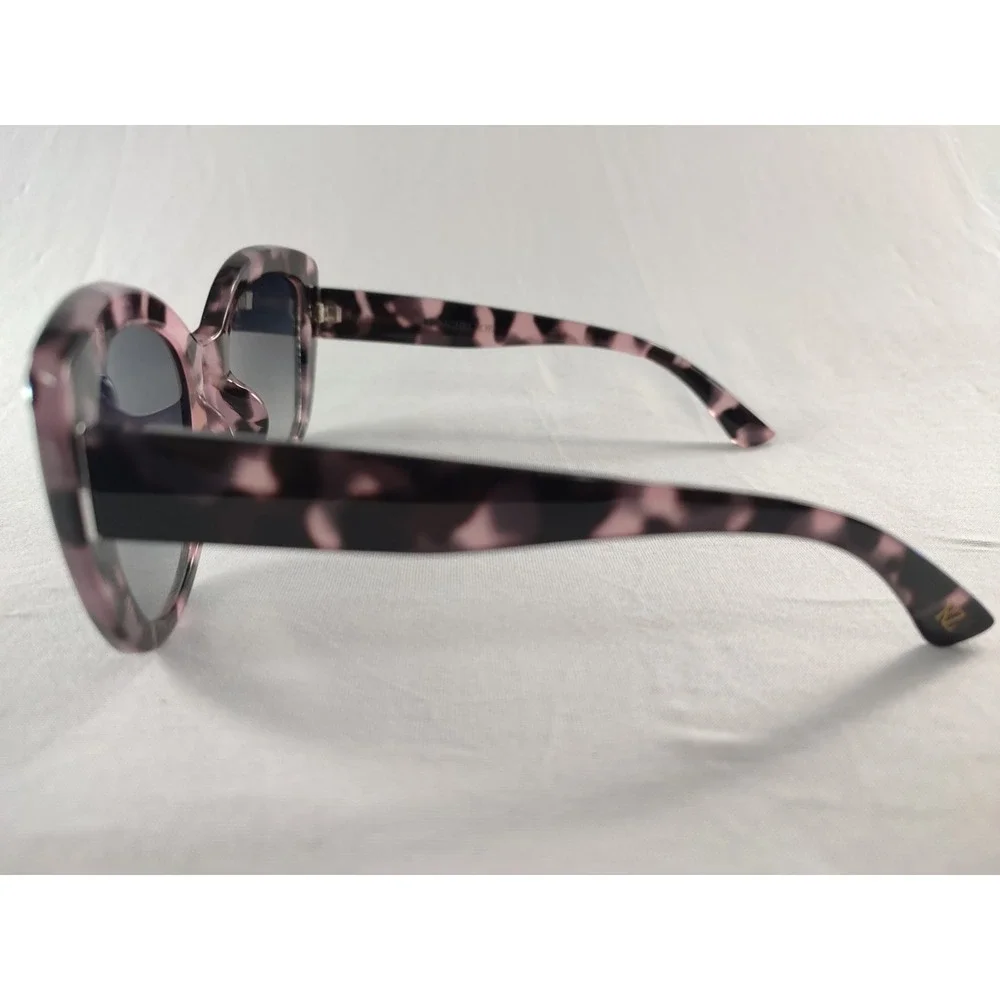 Rachel Zoe Clementine Sunglasses Women Purple Marbled‎ Tortoise Cat Eye 52mm